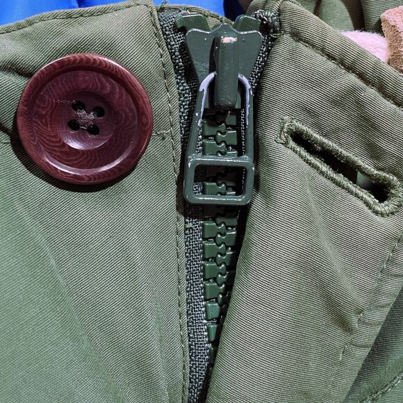 Jack Spade Army Green Anorak Hooded Parka Size Xs - Picture 5 of 5